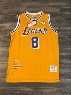 Size XL - Headgear Classics Kobe Bryant Mamba Legend #8,#24 Basketball Jersey