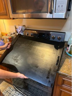 Gas stove top cover