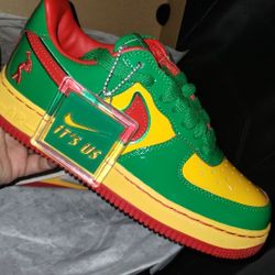 NIKE AIR FORCE 1 x LIL YACHTY LUCKY GREEN