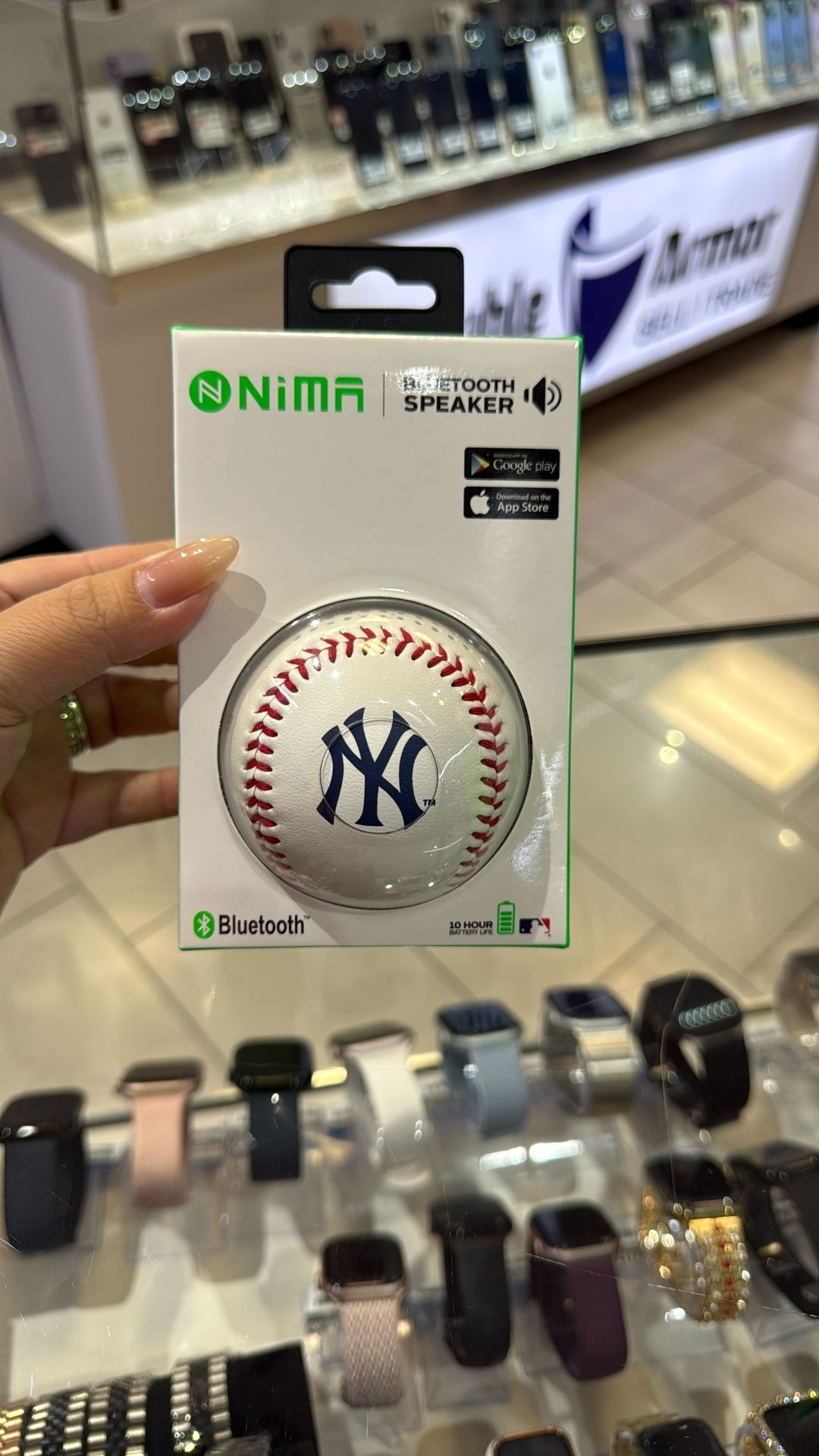 New York Yankees Baseball Bluetooth Speaker 