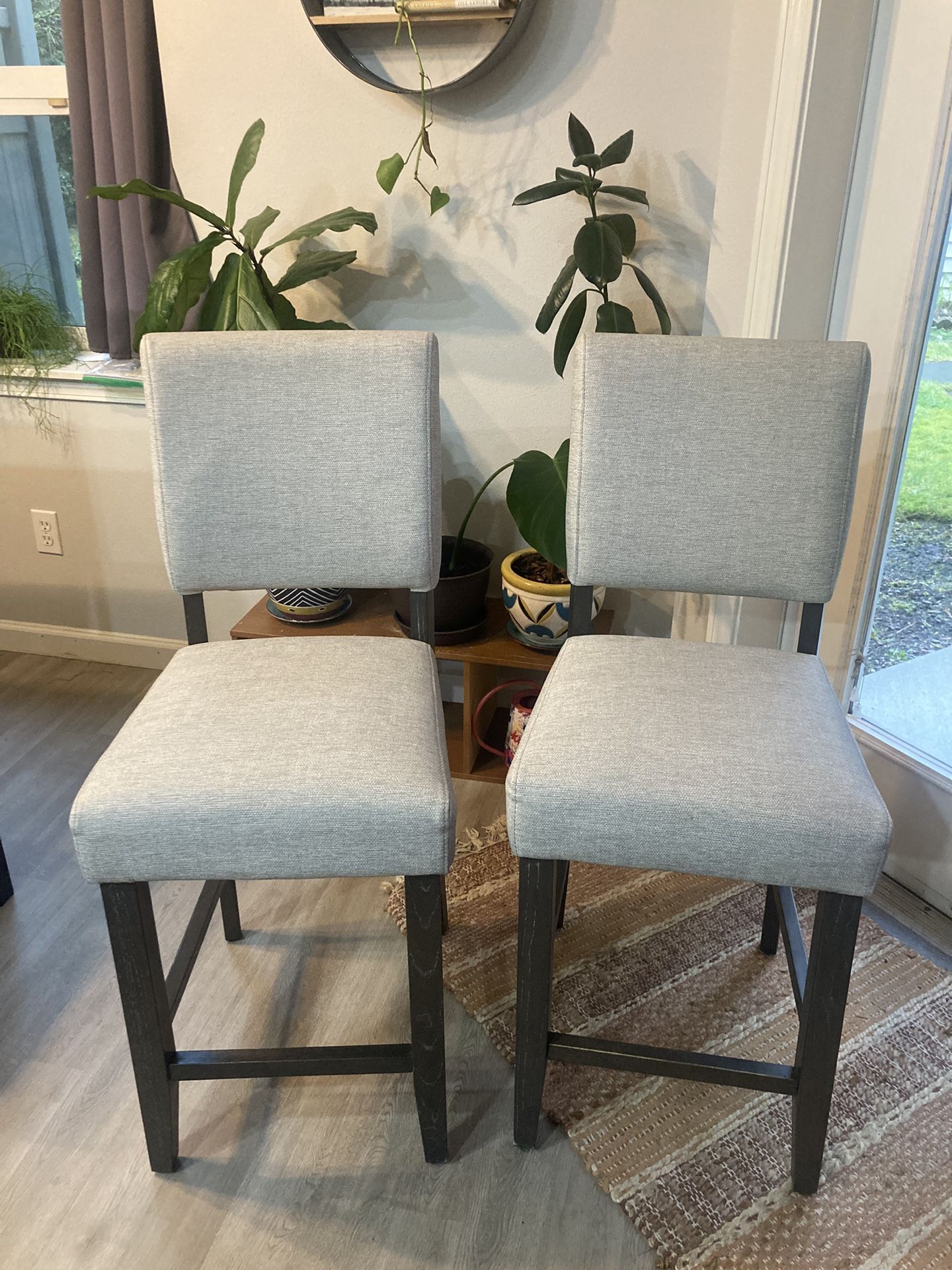 Gray Stools (very Comfortable)