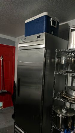 A commercial freezer stand-up
