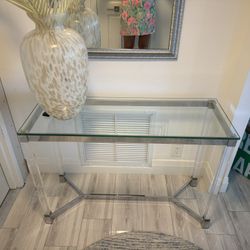 Like New Lucite Console Table