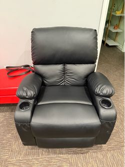 🔥 Massage Recliner Chair with Heat & 360° Swivel – Like New – $150