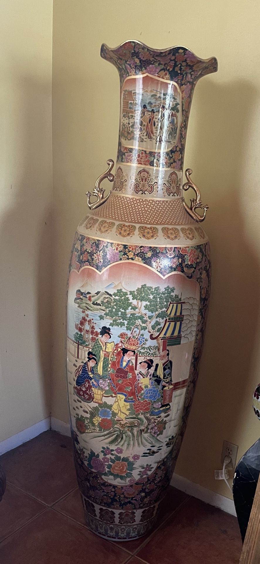 Tall Chinese Vase  