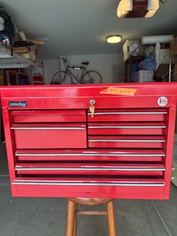 Top Tool Chest, Box, International Tech Series, 8 drawers