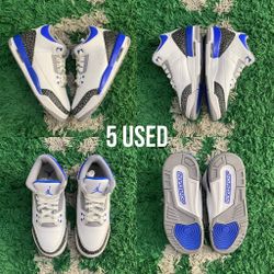 Air Jordan 3 Retro Racer Blue Size 5Y 