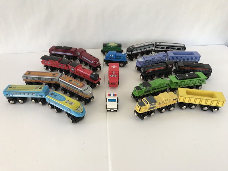 Circo wooden trains and vehicles - Thomas the train style