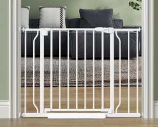 Cidney Baby Gate No Drilling, 29"-40" Dog Gate Indoor for Stairs & Doorways
