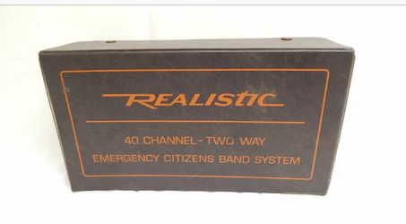 Realistic TRC-411 - 40 Channel Two Way Emergency Citizens - vayate -