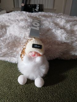 Ya vero de peluche color blanco LOVE