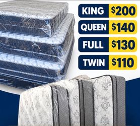 Mattresses King Queen Full Twin