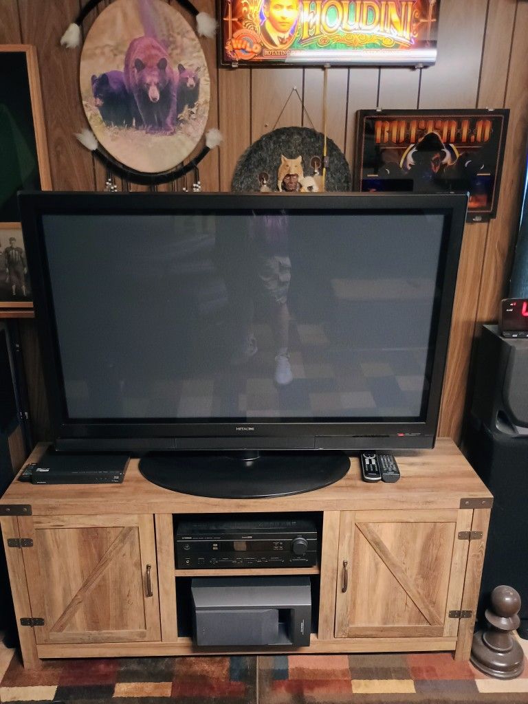50 Inch Hitachi Plasma TV.