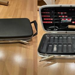 Vintage Fiberglass Fishing Rod And Samsonite Case