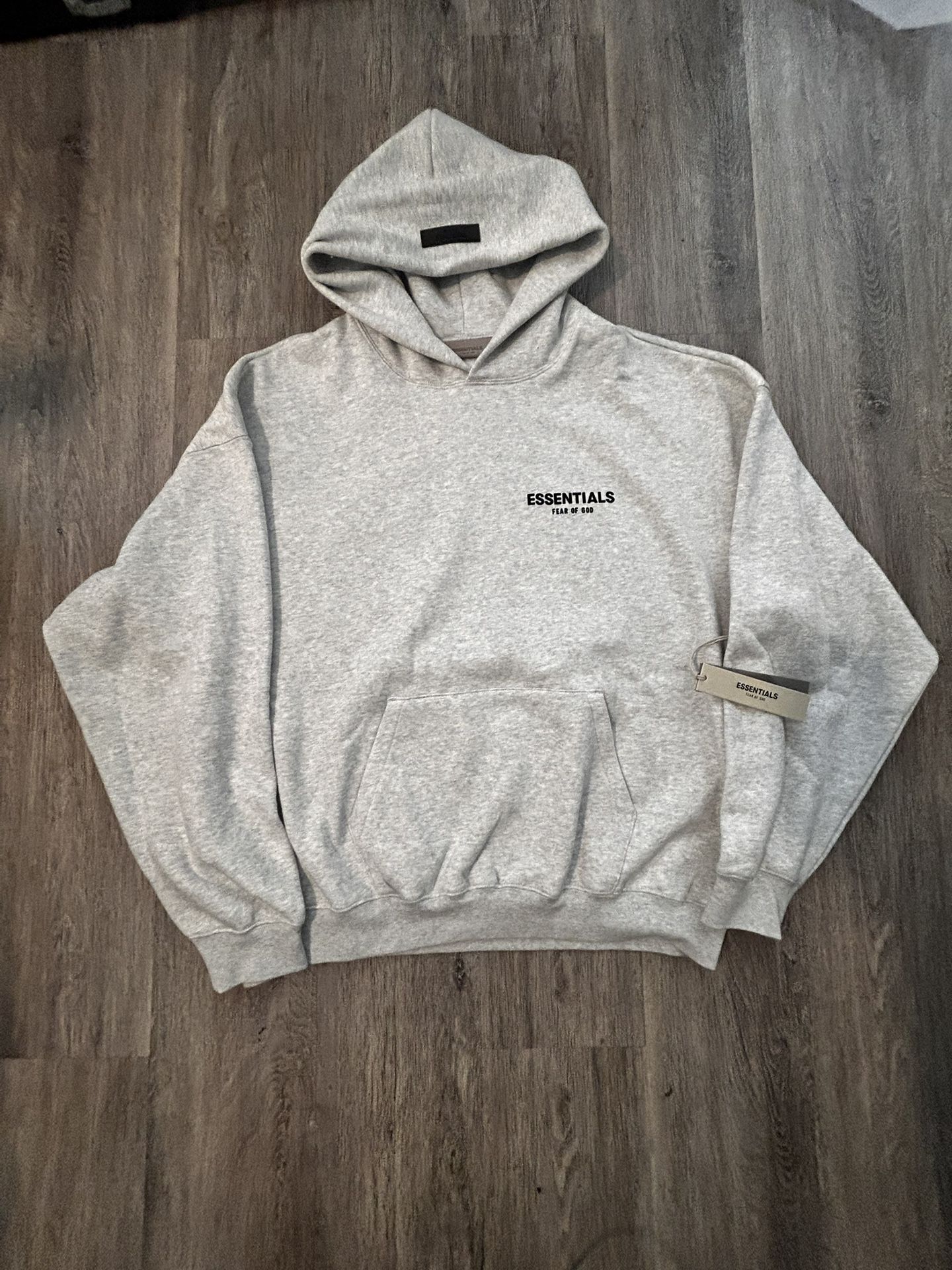 Grey Essentials Hoodie Size XL
