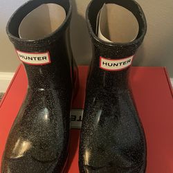 Women’s Sparkly Hunter Rain boots 