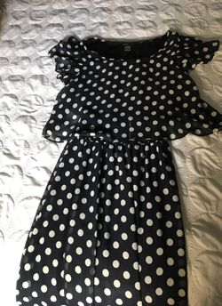 Polkadot long dress