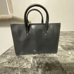 Gray/Black Hand Bag