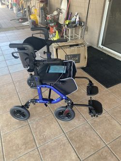 ELENKER 2 In 1 Rollator Walker