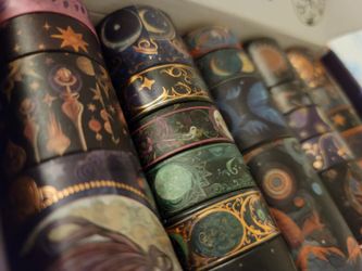 Washi Tape Set 29 Rolls Magic Theme Decorative Paper Junk Journaling Scrapbook