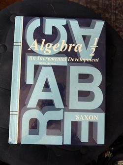 Saxon Algebra 1/2 Textbook, Practice Books