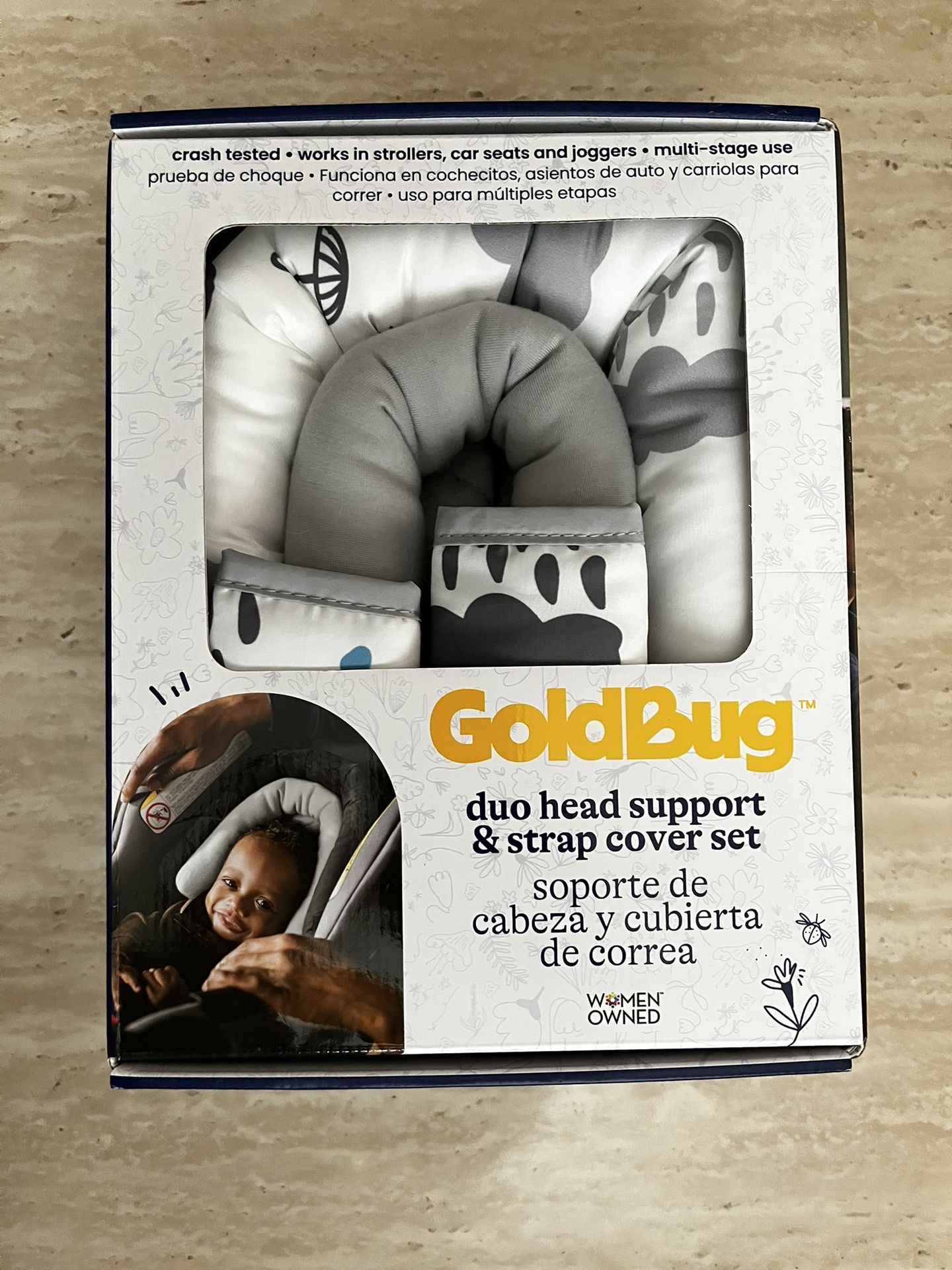 Goldbug Head support For Car seat