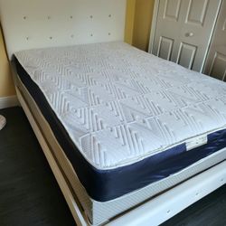 NEW FULL SIZE SET MATTRESS AND BOX SPRING--2PCS