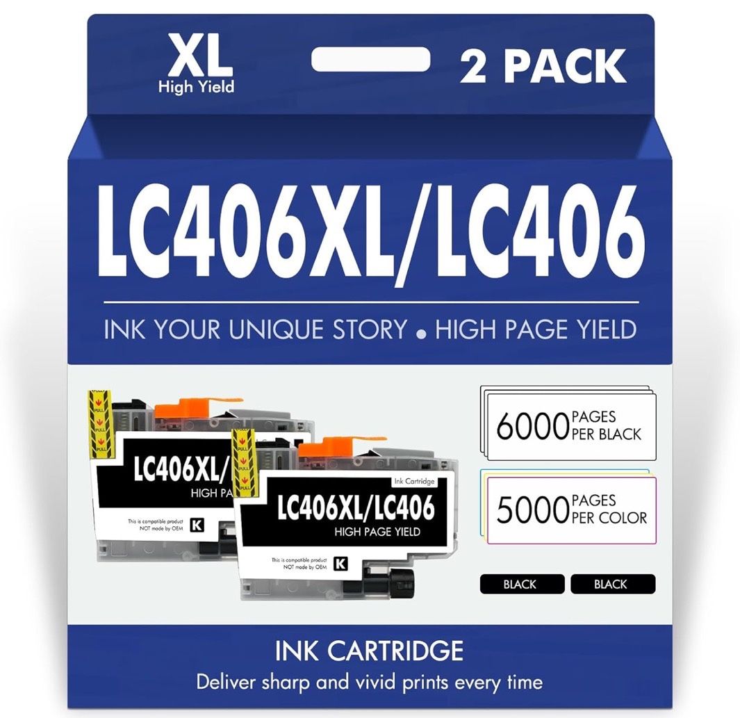 Cool Toner LC406XL LC406 Ink Cartridges for Brother Printer MFC-J4335DW MFC-J5855DW LC 406 XL for MFC-J6555DW MFC-J4535DW MFC-J6955DW MFC-J4345DW MFC-