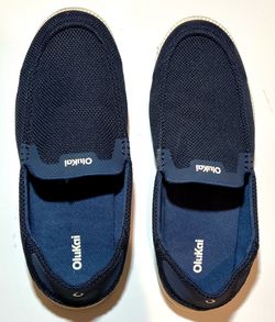 OluKai Kakaha Blue Mesh Slip-On Shoes. Excellent Condition.