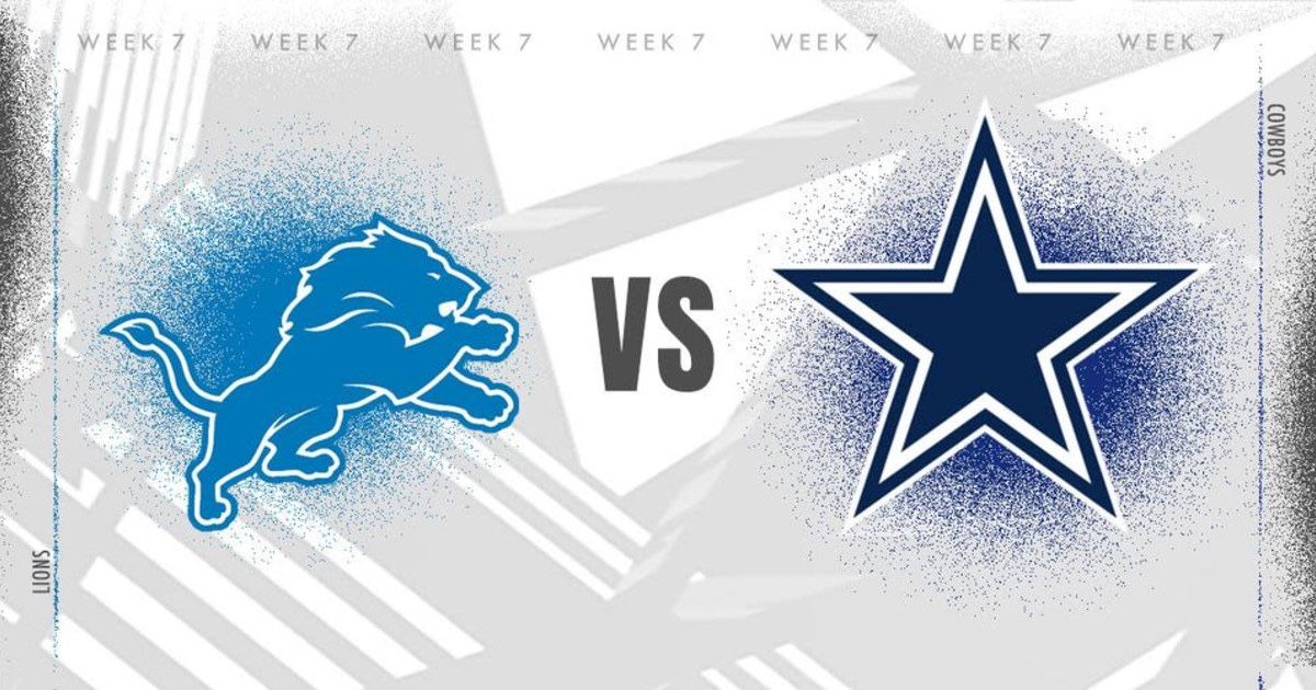 DALLAS COWBOYS VS DETROIT LIONS