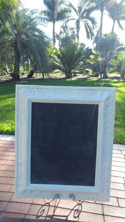 A Super Cute Large Shabby Chalk Board 37" in Height 32" Wide
