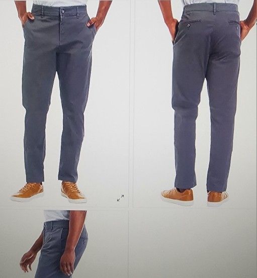 Men's Chaps Pants Slim Fit Chino Flex Waist Size 38x32