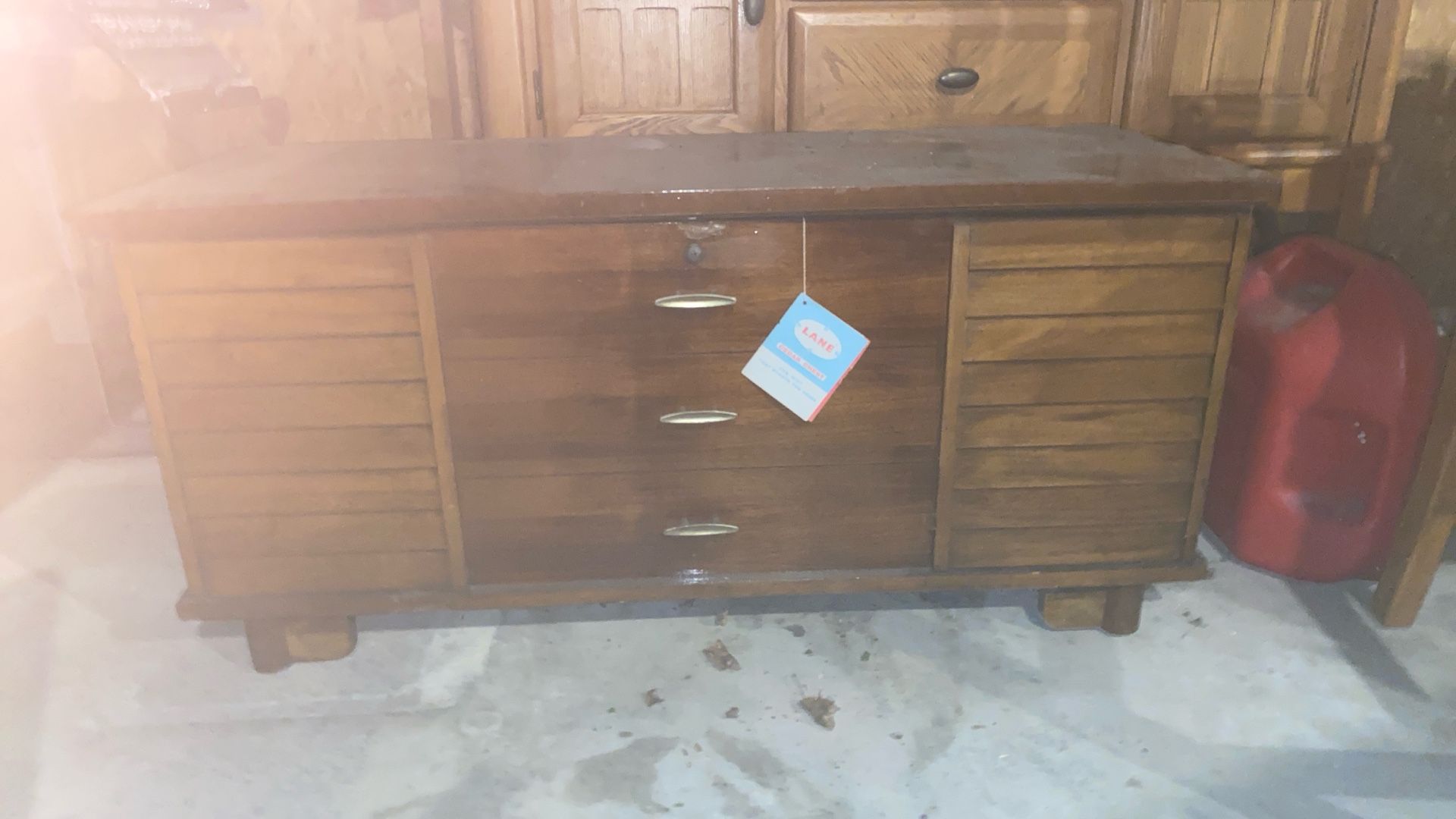 Cabinet the knobs are for decoration. You can use the inside for storage.