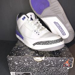 Jordan 3 Dark Iris Men's Size 9.5