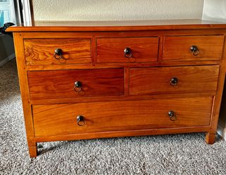 Solid Teak Dresser & Nightstand