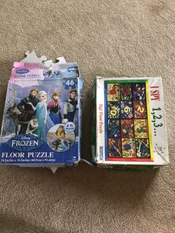 FROZEN I SPY JIGSAW KIDS PUZZLES BOARD GAMES