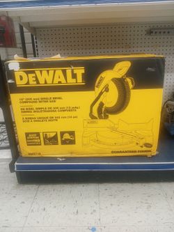 DeWalt DWS715 12" Single Bevel Compound Miter Saw