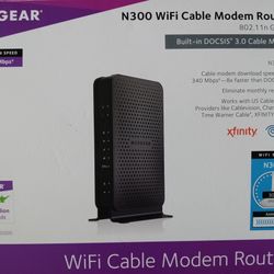 Netgear N300 wifi cable Modem Router