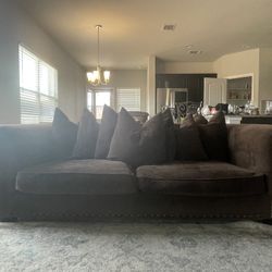 Plush Microfiber Couch Set