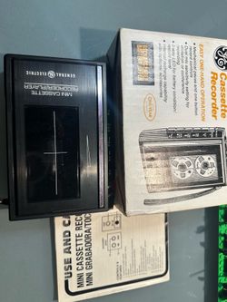 General Electric Mini Cassette Recorder Player 3-5303