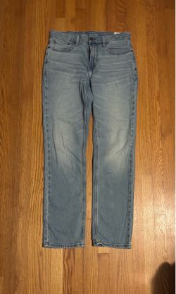 Old Navy Light Blue Wash Jeans: Straight 31x32