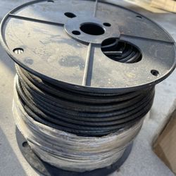 One and a half roll of coax cable