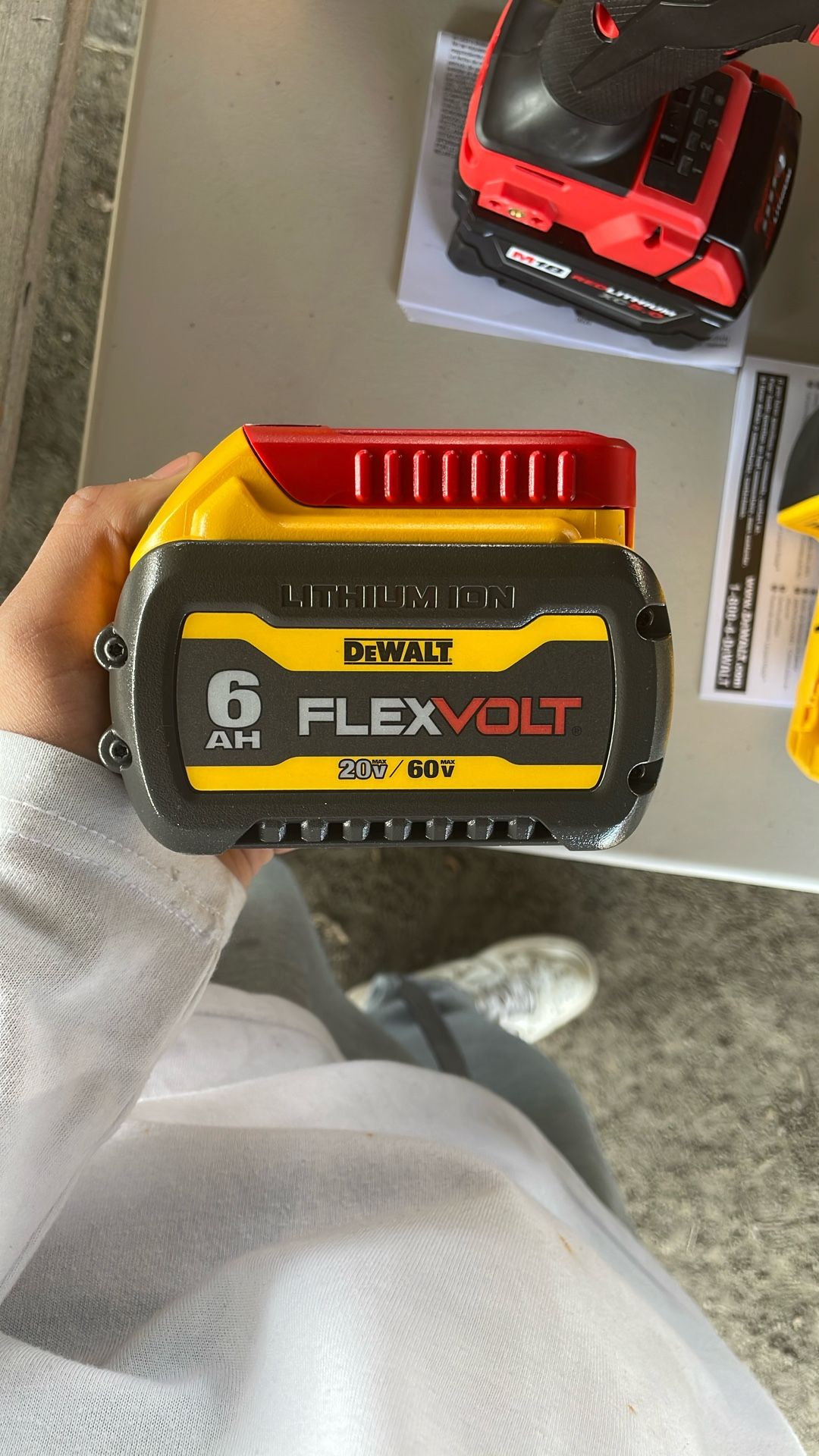 New Dewalt battery 6.0 Flexvolt