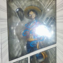 Hand Signed Manga Dimension Grandista Luffy Figure