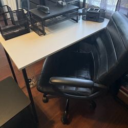 Desk Chair And Accessories $20
