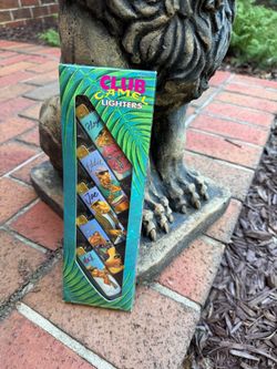 Vintage Club Camel Joe Camel 5 Lighter Set w/ Original Box - Complete 1992