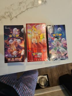 Set of 3 pokemon booster box sets