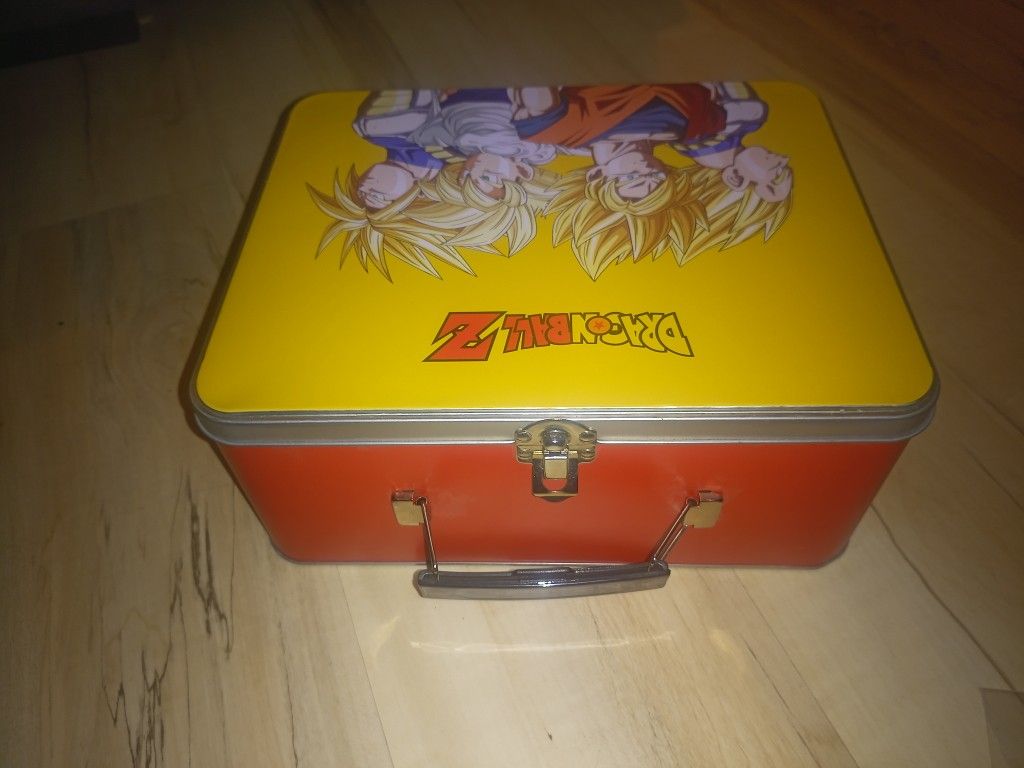 Dragonball Z Tin Lunchbox With Stuff