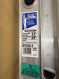 Werner 32-foot Aluminum extension ladder