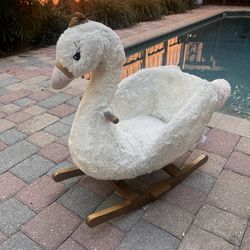 Soft Beginnings Swan Rocker Toddler Rocking Chair
